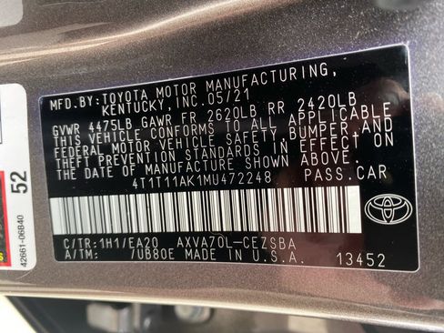 Used 2021 Toyota Camry SE w/ Convenience Package FWD image 39