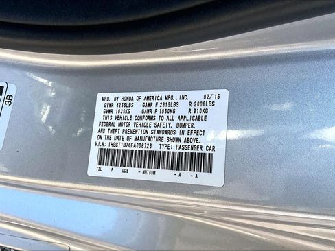 Used 2015 Honda Accord EX image 36