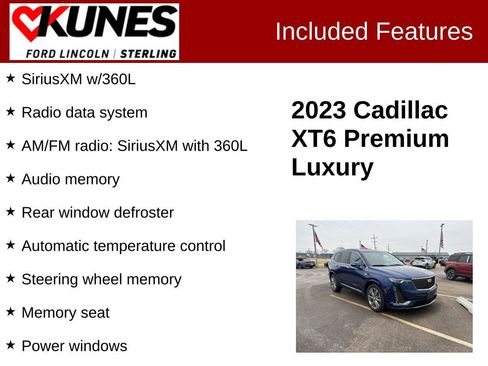 Used 2023 Cadillac XT6 Premium Luxury w/ Technology Package image 3