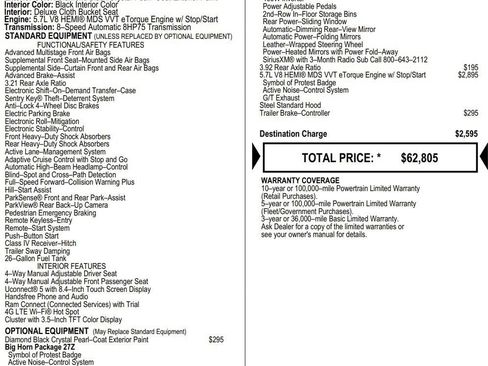 New 2026 RAM 1500 Big Horn image 2