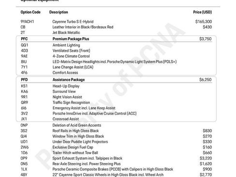 Used 2022 Porsche Cayenne Turbo S w/ Assistance Package image 3