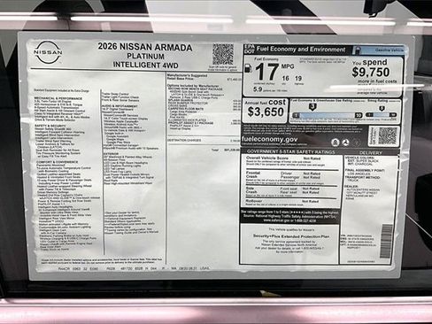 New 2026 Nissan Armada Platinum image 40
