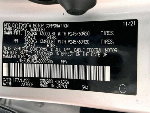 Used 2022 Toyota 4Runner Limited AWD/4WD image 44