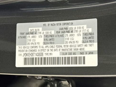 New 2026 MAZDA CX-90 3.3 Turbo w/ Premium Plus Pkg AWD/4WD image 34