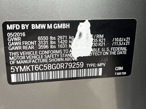 Used 2016 BMW X5 M image 44