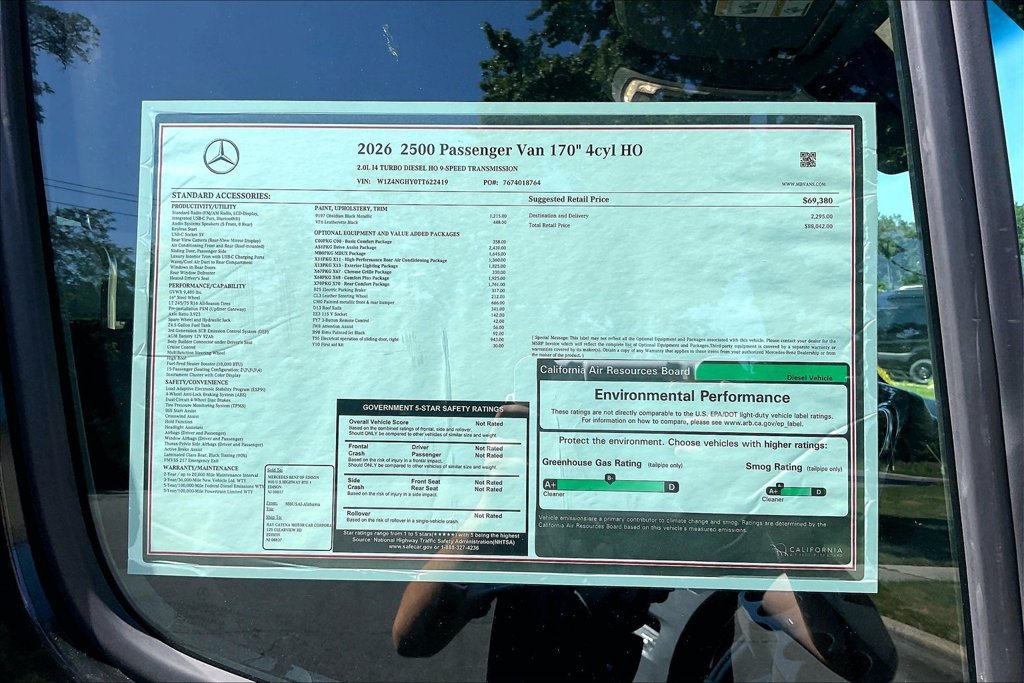 New 2026 Mercedes-Benz Sprinter 2500 image 14