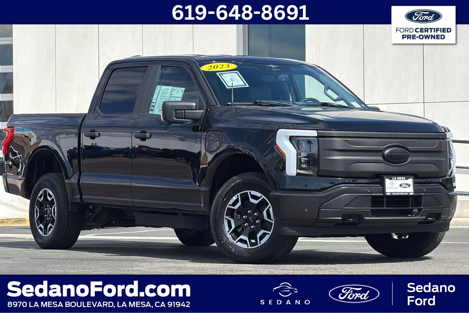 Certified 2023 Ford F150 Lightning Pro w/ Tow Technology Package AWD/4WD image 1