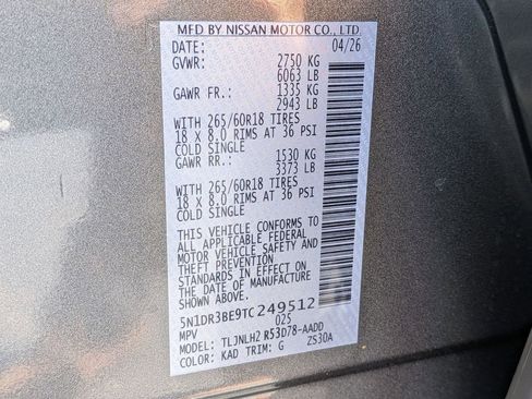 New 2026 Nissan Pathfinder Rock Creek AWD/4WD image 31