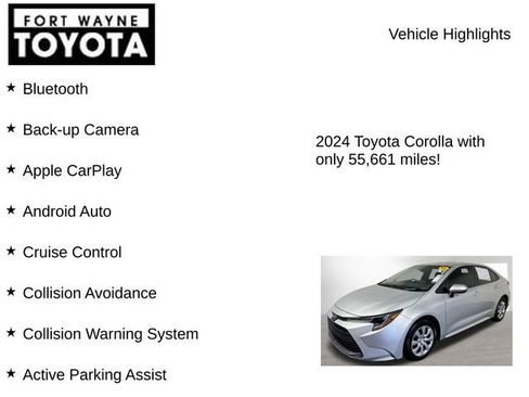 Used 2024 Toyota Corolla LE FWD image 7
