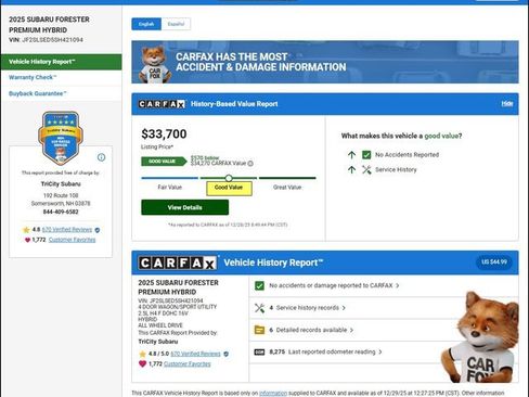 Used 2025 Subaru Forester Premium image 10