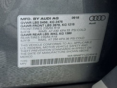 Used 2018 Audi Q5 2.0T Premium Plus w/ Premium Plus Package AWD/4WD image 32
