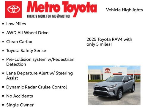 Used 2025 Toyota RAV4 LE AWD/4WD image 7