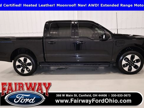 Certified 2023 Ford F150 Lightning Platinum image 1