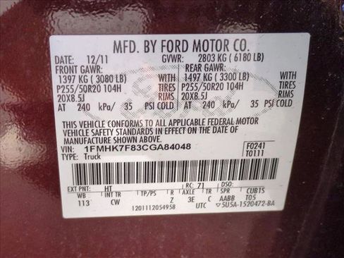 Used 2012 Ford Explorer Limited image 14