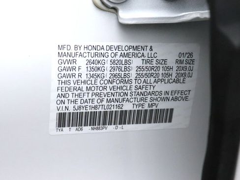 Certified 2026 Acura MDX SH-AWD w/ Advance Package image 31
