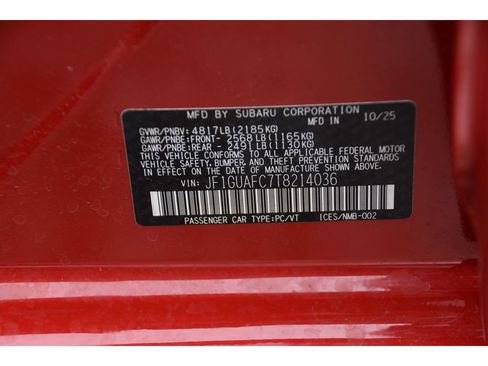 New 2026 Subaru Impreza 2.0i Sport image 23