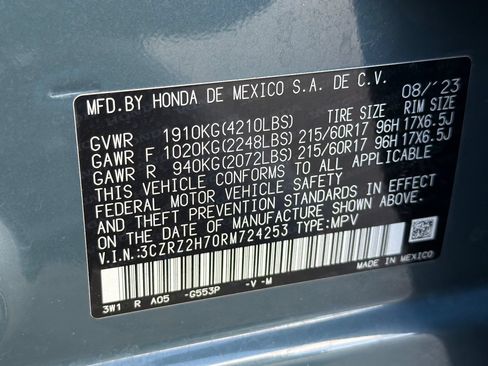 Used 2024 Honda HR-V EX-L image 33