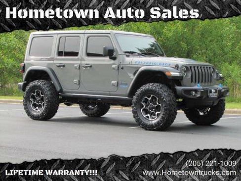 Used 2022 Jeep Wrangler Unlimited Rubicon 4xe w/ Cold Weather Group AWD/4WD image 1