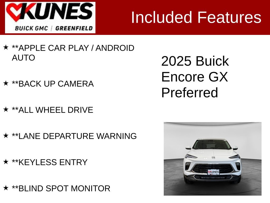 Used 2025 Buick Encore GX Preferred AWD/4WD image 2