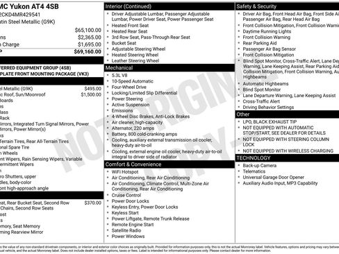 Used 2021 GMC Yukon AT4 AWD/4WD image 4