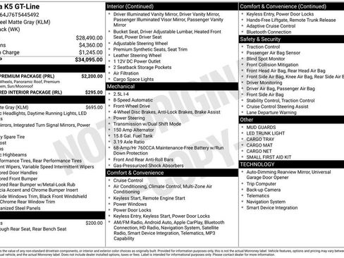 New 2026 Kia K5 GT-Line w/ GT-Line Premium Package FWD image 5