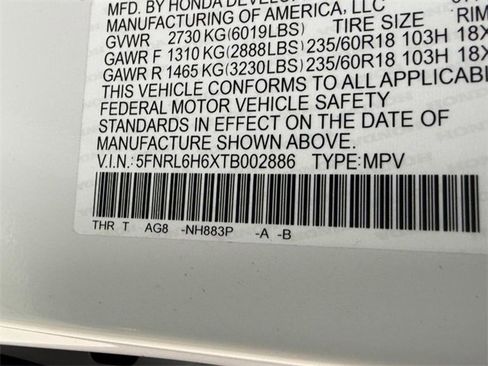 Certified 2026 Honda Odyssey EX-L image 24