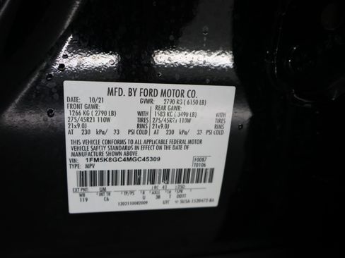 Used 2021 Ford Explorer ST w/ Equipment Group 401A AWD/4WD image 64