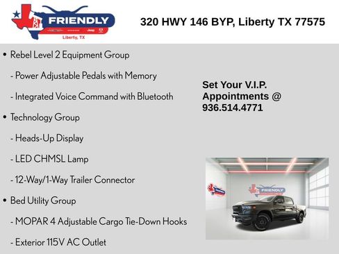 New 2026 RAM 1500 Rebel w/ Rebel Level 2 Equipment Group image 30