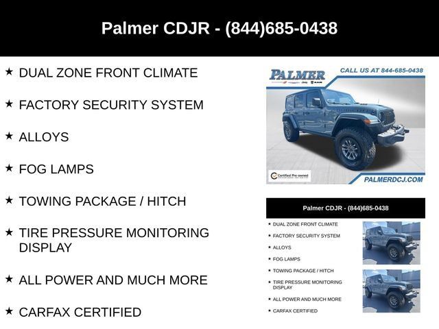Certified 2024 Jeep Wrangler Unlimited Rubicon 392 AWD/4WD image 24