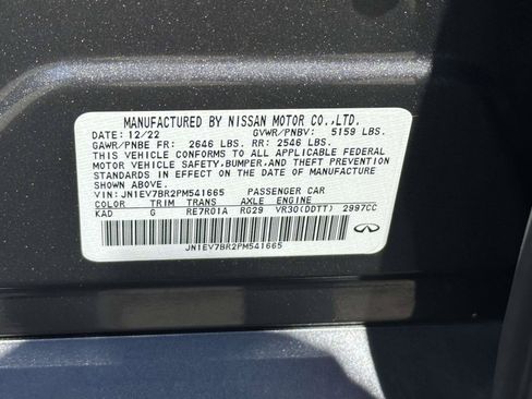 Used 2023 INFINITI Q50 Luxe w/ Cargo Package AWD/4WD image 17