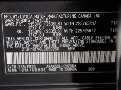 Certified 2020 Toyota RAV4 LE image 17