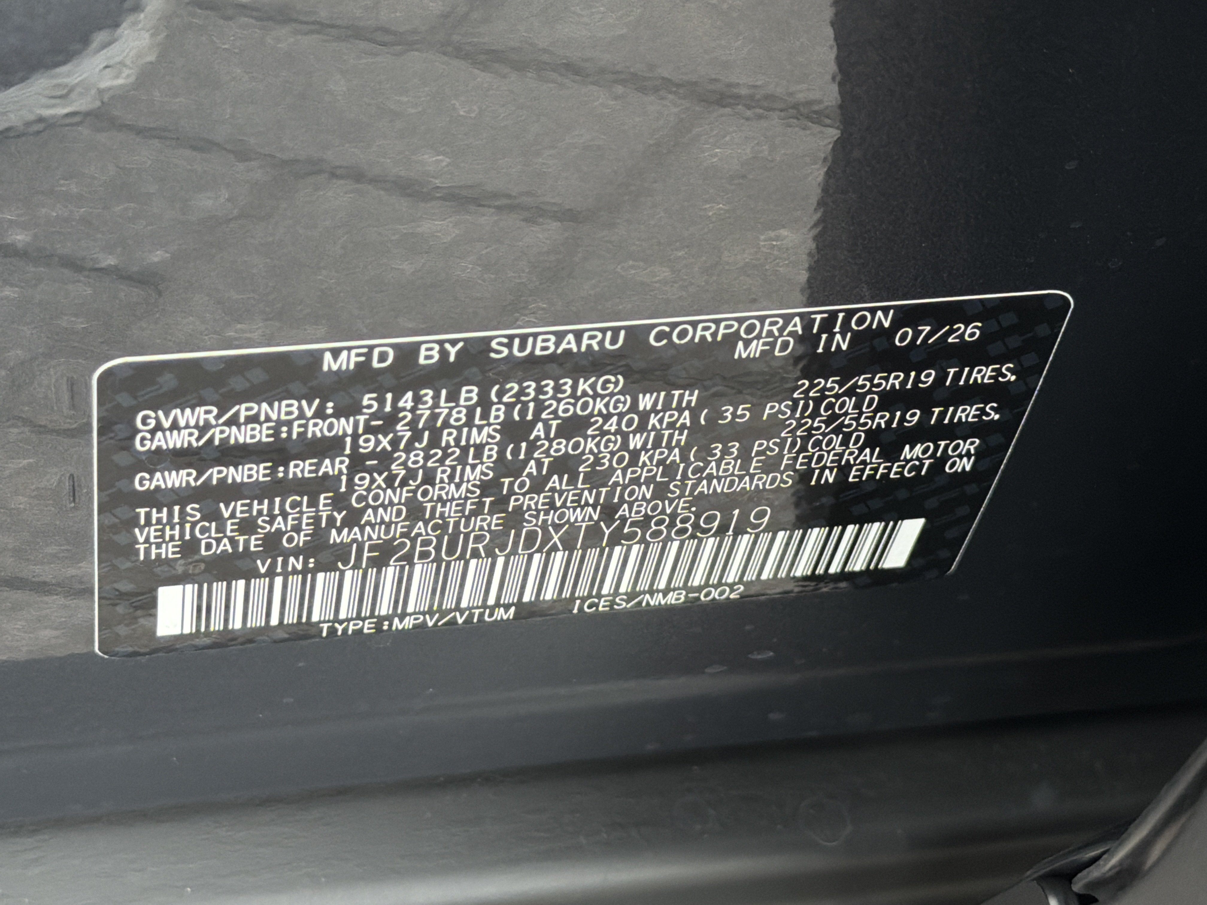 New 2026 Subaru Outback Touring XT AWD/4WD image 38