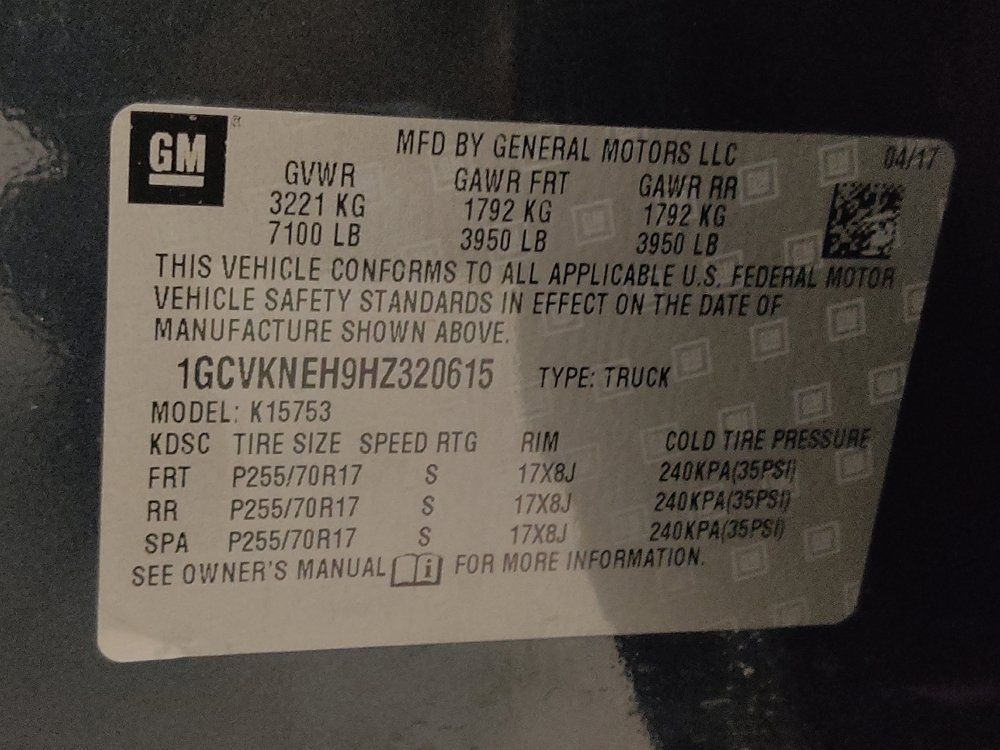 Used 2017 Chevrolet Silverado 1500 W/T AWD/4WD image 33