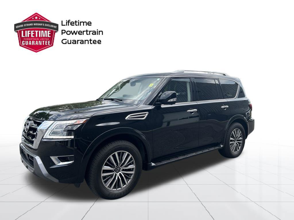 Certified 2024 Nissan Armada SL w/ Captain's Chairs Package RWD image 1