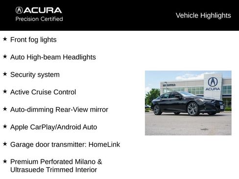 Certified 2023 Acura TLX SH-AWD w/ A-SPEC Pkg image 17