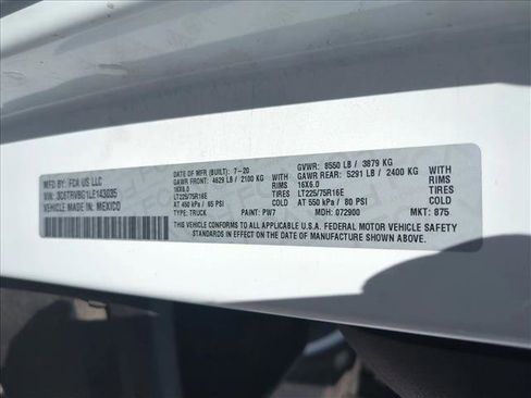 Used 2020 RAM ProMaster 1500 image 14