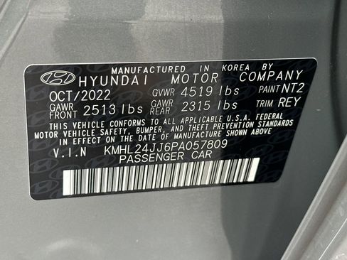 Used 2023 Hyundai Sonata Blue image 28