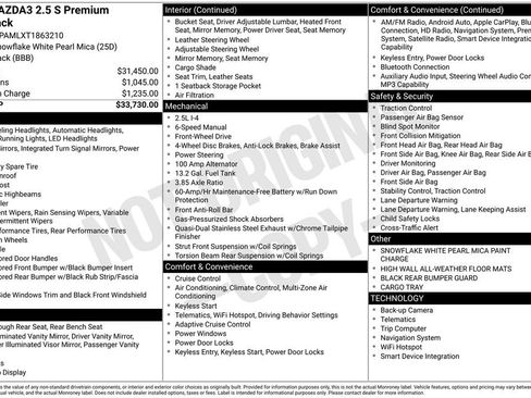 New 2026 MAZDA MAZDA3 2.5 S Premium image 4