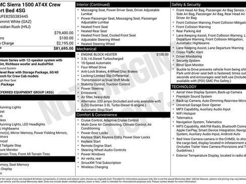 Certified 2025 GMC Sierra 1500 AT4X AWD/4WD image 59