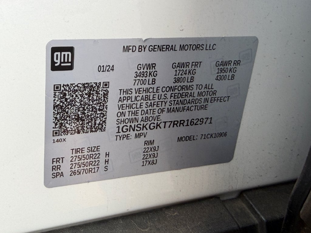 Used 2024 Chevrolet Suburban High Country w/ Advanced Technology Package AWD/4WD image 30