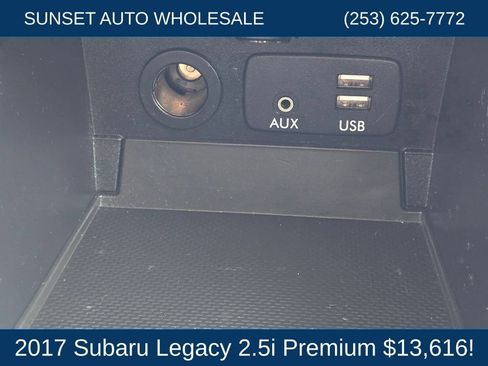 Used 2017 Subaru Legacy 2.5i Premium w/ Moonroof Package AWD/4WD image 35