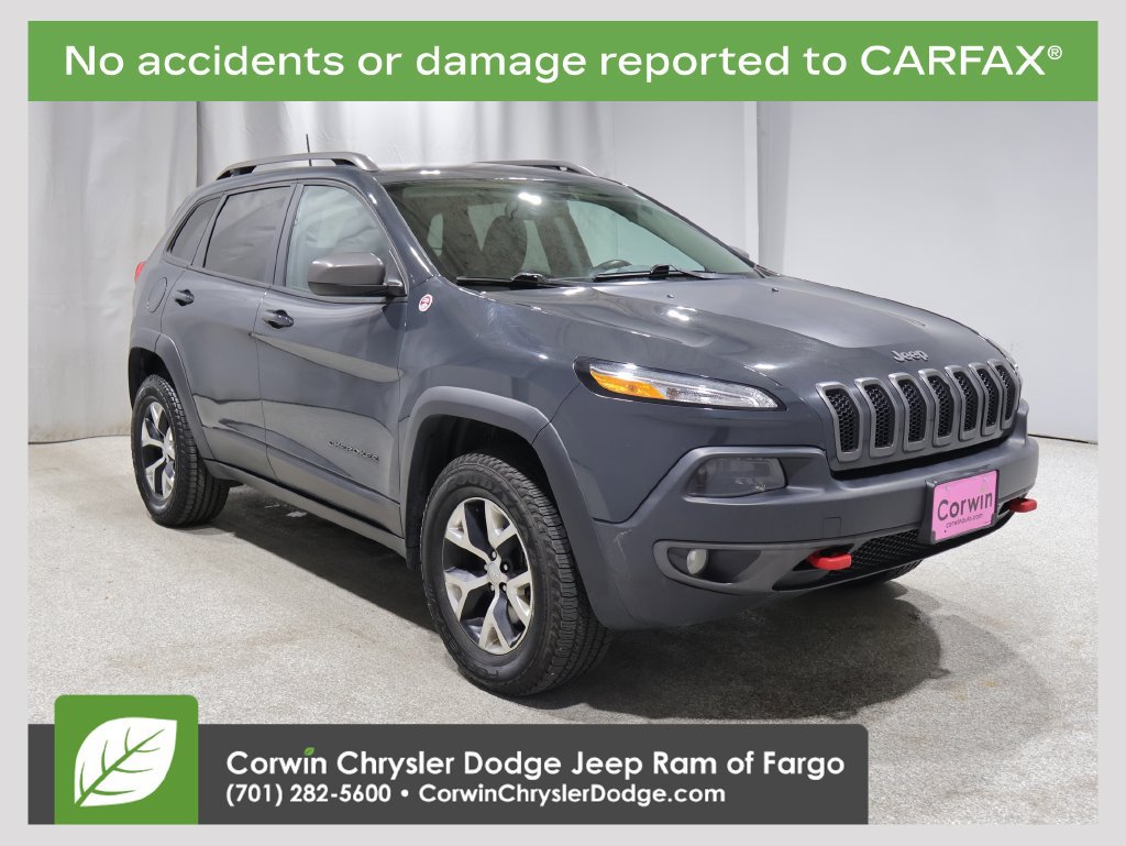 Used 2016 Jeep Cherokee Trailhawk w/ Cold Weather Group AWD/4WD 360° Tour