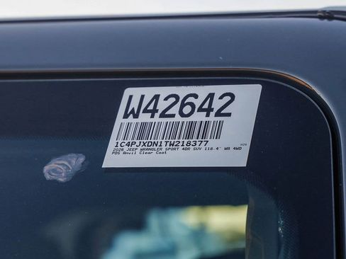 New 2026 Jeep Wrangler Unlimited Sport AWD/4WD image 28