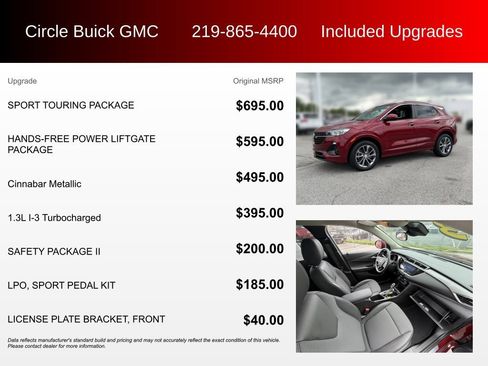 Used 2023 Buick Encore GX Select w/ Sport Touring Package FWD image 3
