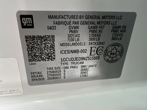 Used 2022 Chevrolet Silverado 1500 High Country image 65