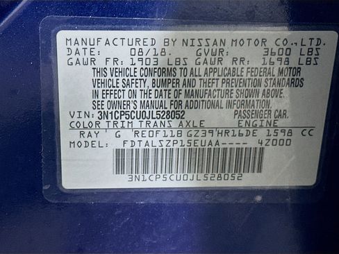 Used 2018 Nissan Kicks SV w/ Exterior Package image 12