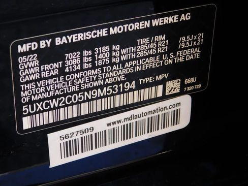 Used 2022 BMW X7 xDrive40i w/ Premium Package image 34