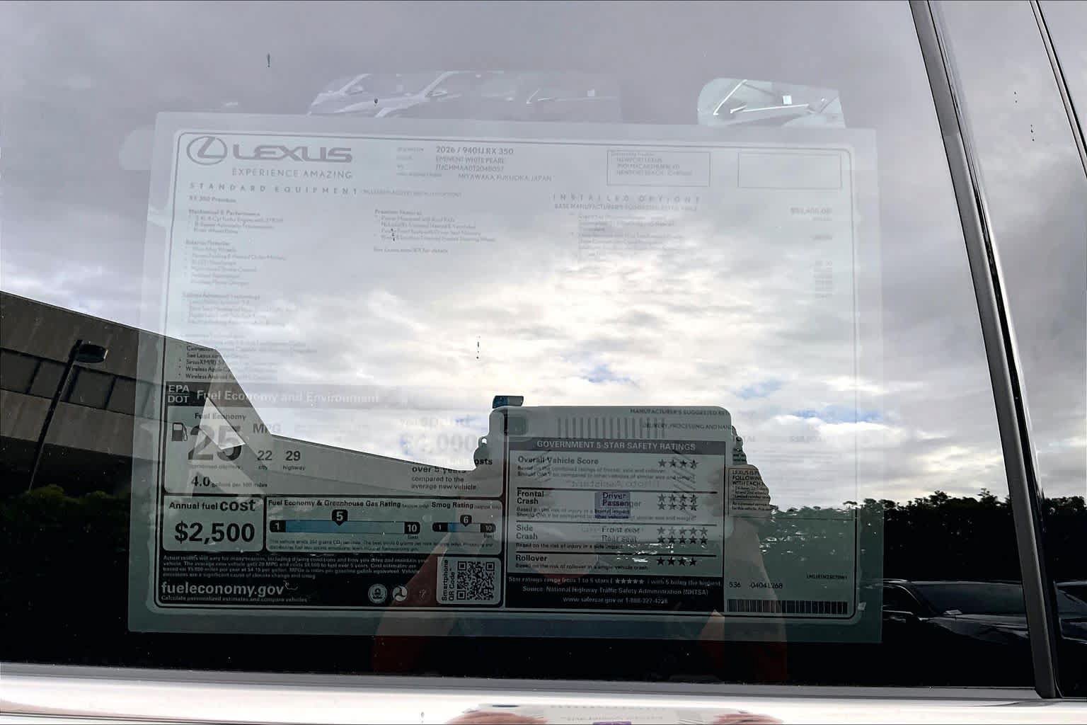 New 2026 Lexus RX 350 Premium FWD image 22