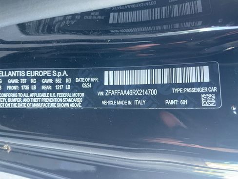 Used 2024 FIAT 500 e (RED) image 22