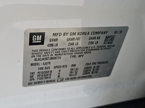 Certified 2018 Buick Encore Preferred FWD image 31
